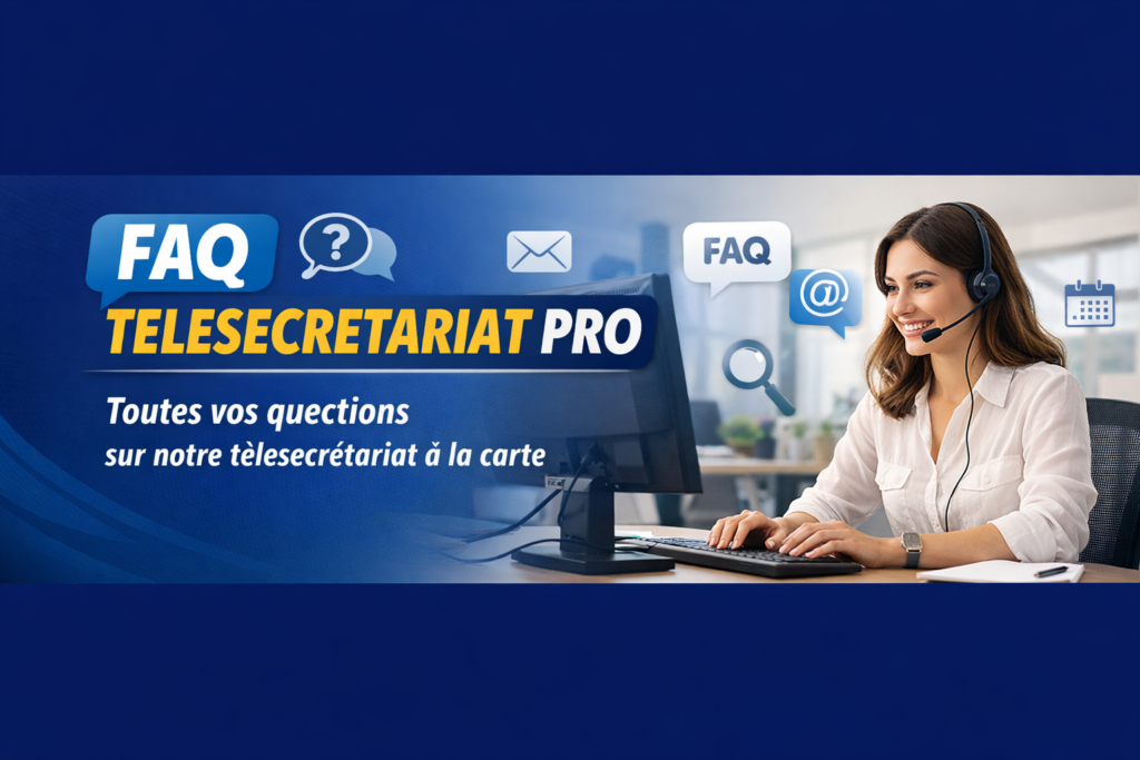 FAQ TELESECRETARIAT PRO : toutes vos questions sur notre télésecrétariat à la carte