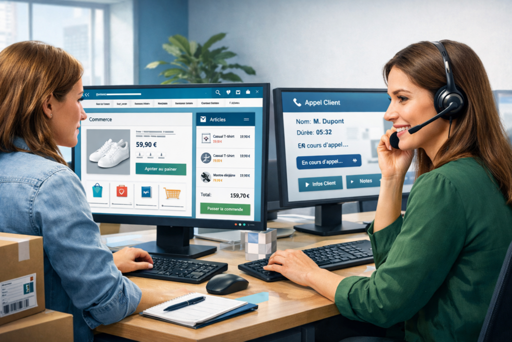 Télésecrétariat pour sites e‑commerce : pourquoi externaliser la gestion de vos appels ?