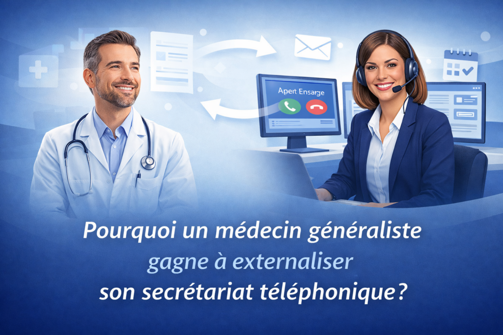 Pourquoi un médecin généraliste gagne à externaliser son secrétariat téléphonique ?
