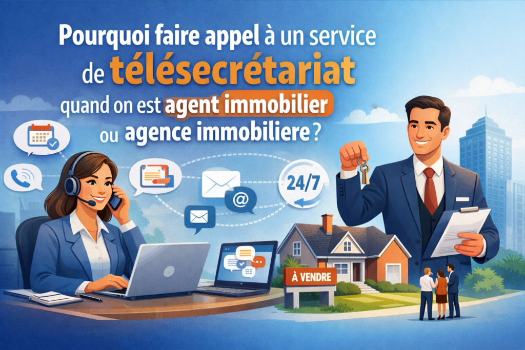 Pourquoi faire appel à un service de télésecrétariat quand on est agent immobilier ou agence immobilière ?