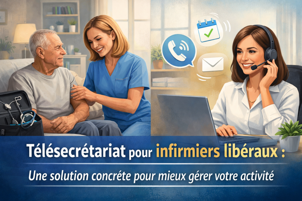 Télésecrétariat pour infirmiers libéraux : une solution concrète pour mieux gérer votre activité