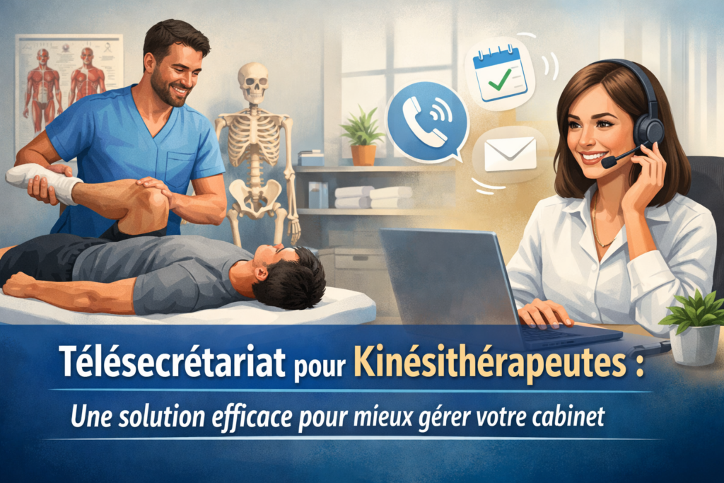 Télésecrétariat pour kinésithérapeutes : une solution efficace pour mieux gérer votre cabinet