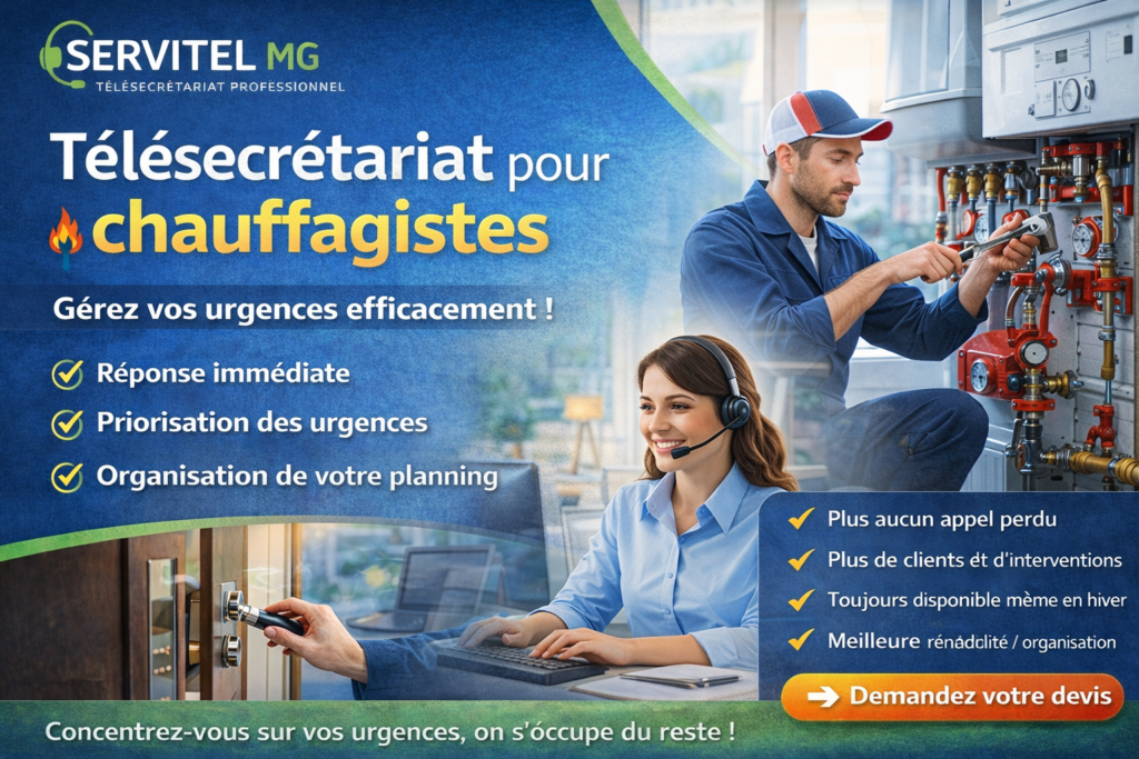 Télésecrétariat pour chauffagiste