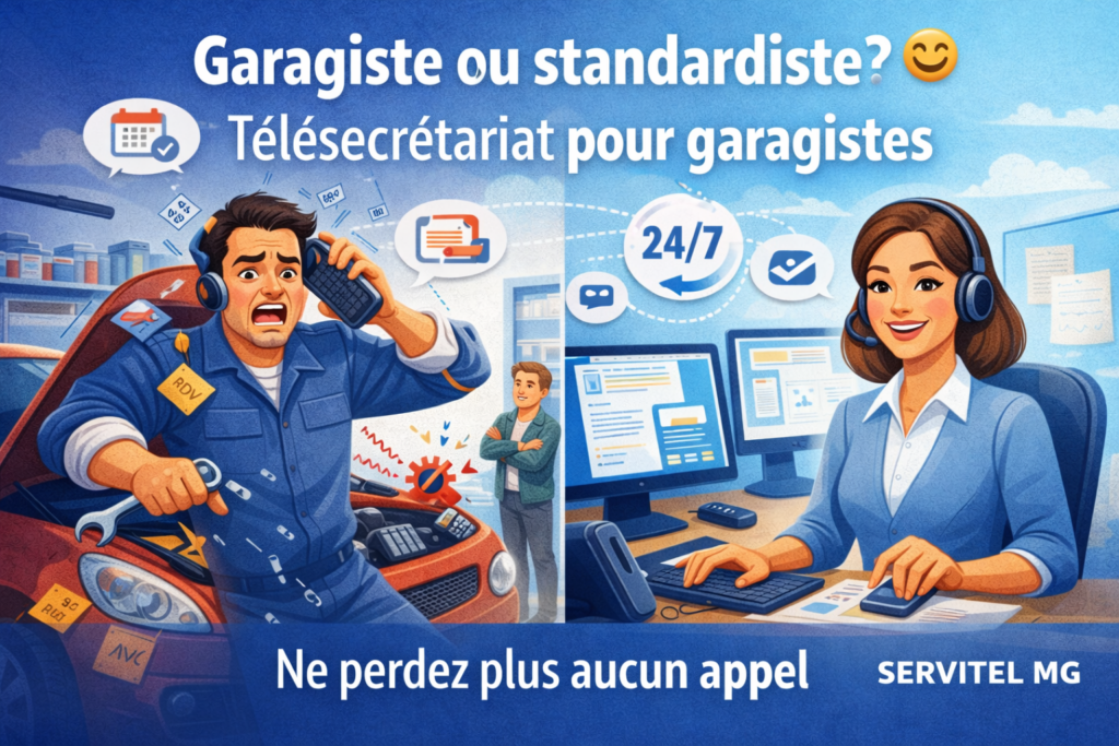 Télésecrétariat pour garagiste, l'externalisation de vos appels.