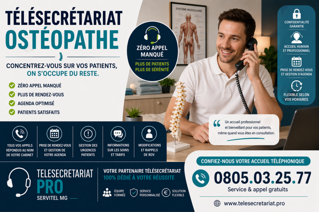 Télésecrétariat osthéopathe
