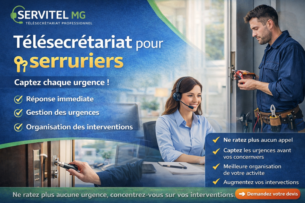 Télésecrétariat pour serruriers